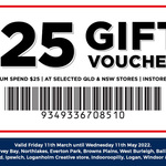 [QLD, NSW] $25 off Voucher ($25 Min Spend in Select Stores) @ Spotlight (VIP Membership Required)