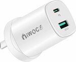 iwoco 30W GaN+ PD PPS QC Charger $17.99 + Delivery ($0 with Prime/ $39 Spend) @ iwoco Amazon AU