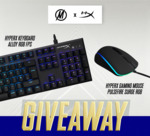 Win a HyperX Alloy RBG FPS Keyboard and HyperX Pulsefire Surge RGB Gaming Mouse from Meseeks/HyperX