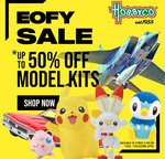 20%-50% off Model Kits, Pokemon Kits 2 for $25, $10 Delivery ($0 with $125 Order Excl. Bulky Items) @ Hobbyco