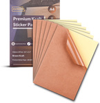 15% off A4 Printable Brown Kraft Sticker Paper Labels 80 GSM from $15.29 20-Sheet + $5.95 Post ($0 with $60 Order) @ Avarrix