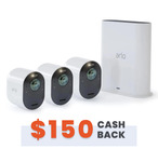 Arlo Ultra 2 4k UHD 3 Wire-Free Security Camera & Smart Hub - VMS5340-200AUS $949 ($799 after Cashback) Delivered @ Device Deal