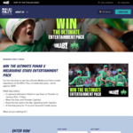 Win 6 Tickets to Stars Vs Thunder Game, Kids Party for 15 at Funlab, Meet & Greet, Bat from Holey Moley