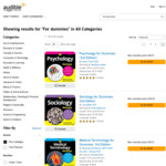[SUBS, Audiobook] 35 "For Dummies" Audibooks Added to Audible Plus Catalogue @ Audible