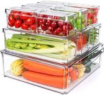 [Prime] Feshory Stackable Fridge Containers 10pk $38.49, Tall Plastic Containers 16pk $41.99 + More Shipped @ Feshory Amazon AU