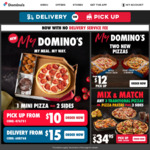 BOGOF Traditional / Premium Pizzas (Excluding Half N' Half) @ Domino’s (Participating Stores)