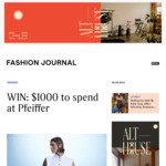 Win a $1,000 Pfeiffer Voucher from Fashion Journal