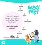 [NSW, QLD] Free Icecream @ ABC Bluey Fest 26/10 - 5/11 (Bondi, Newcastle, Forster, Coffs Harbour, Lismore, Gold Coast, Brisbane)