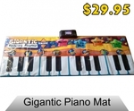 Giant Piano Mat - 24 keys, Foldable, has Demo, Record & Play Functions ONLY $29.95 + Shipping $9 to $15