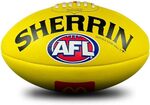 Sherrin Official AFL Replica Game Football Leather (McDonald's, Red, Full Size 5) $47.20 (RRP $99.99) Delivered @ Amazon AU