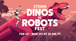 Free: Steam Dinos Vs Robots Fest 2024: 2 Animated Avatars + 1 Animated Sticker @ Steam