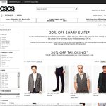 30% off All Suits at ASOS - Suit Jacket & Pants from $107.10 Delivered (9AM - 12PM Today Only)