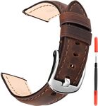 UOEPOWA Quick Release Genuine Leather Watch Strap $2 (Was $26) + Delivery ($0 with Prime/ $59 Spend) @ UOEPOWA Amazon