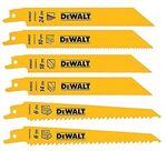 Dewalt DW4856 Reciprocating Saw Blade Set 6-Piece Set with Case $17.05 + Delivery ($0 with Prime/ $59 Spend) @ Amazon US via AU