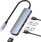 AHGEIIY 5 in 1 USB-C Hub (HDMI 4K-60Hz, PD 100W, 2x USB-C, 2x USB 3.2) $23.90 + Del ($0 w/ Prime/ $59 Spend) @ AHGEIIY Amazon AU