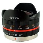 Rokinon FE75MFT-B 7.5mm F3.5 UMC Fisheye Lens for Micro Four Thirds - $287.48 USD shipped