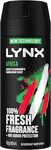 Lynx Africa Deodorant Body Spray 165ml $2.24 ($2.02 S&S) + Delivery ($0 with Prime/ $59 Spend) @ Amazon AU