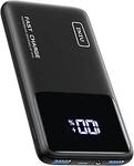 INIU 22.5W 10000mAh USB C Power Bank with LED Display $20.99 + Delivery ($0 with Prime/ $59 Spend) @ INIU via Amazon AU