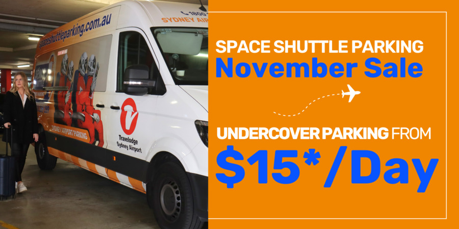 Space Shuttle Airport Car Park www.ozbargain.com.au