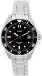 Casio Stainless Steel Black Dial Quartz MDV-10D-1A1 Men's Watch $95 Delivered @ Creation Watches, Singapore