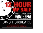 ED Harry 50% off 12 Hour Sale Thursday only
