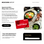 Win a $20,000 Flight Centre Voucher from Melbourne Airport [Purchase Required/VIC/Requires Boarding Pass]