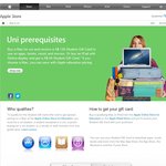 Gift Card Rebate on Student Purchases of Apple iMac or iPad