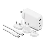 Cygnett Voyager 67W Multi Port (AU, US, UK & EU) Wall Charger & Zip Travel Case - White $50 + Delivery ($0 C&C) @ Harvey Norman