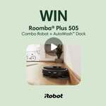 Win a Roomba Plus 505 Combo Robot + AutoWash Dock from iRobot Australia