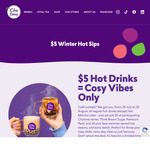 $5 Select Hot Regular Drinks (Excludes Hot Matcha Latte) @ Chatime