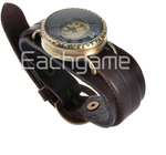 US $4.38+Vintage Girls/Women's Round Quartz Wrist Bracelet Watch PU Leather Band@Eachgame