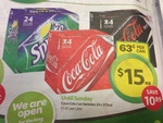 Coke Varieties 24x375ml FOR $15 - 63cents Per Can - Woolworths
