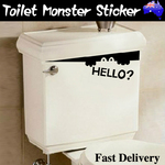 Toilet Monster Decor Sticker @ $1 + Free Postage