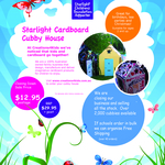 Starlight 2x Cubby Houses for Kids- Creation 4 Kids Closing down Sale $19.95 + Postage