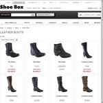 Leather Boots at $50 for 4 Days Only (Save up to 75%) ! with Free Shipping! at Shoebox.com.au