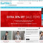 30% off Sale Item Order over $60 at SurfStitch.com w/ Free Shipping