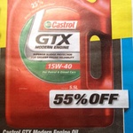 55% off Castrol 15W40 Motor Oil $14.79 at Supercheap Auto (Save $18.20) 