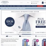 Charles Tyrwhitt: Shirts, Polos, Woven Silk Ties $39.50 (Limit 5 Shirts) + Free Delivery