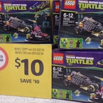 Lego TMNT Clearance at Coles Brimbank $10 (Was $29.99)