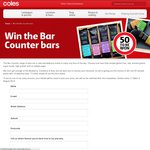 Win 1 of 50 Bar Counter Bar Packs from Coles
