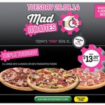 3 Large Eagle Boys Classics or Favourites Pizzas for $13 (Only for 90mins Starting at 4pm AEST)