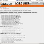 Evatech Clearance Sale, Case Fans, SDHC Cards, Flash Drives, PSUs, Motherboards, Coolers + More