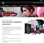 Win a PlayStation 4 Console, PS Vita, InFamous Games + InFamous Merchandise Worth $1218 from Sony