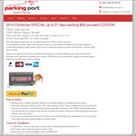 2014 Christmas SPECIAL up to 21 Days Parking $99 Pre-Paid COUPON at Parking Port (VIC)