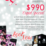 $990 Cupid Special -Platinum Photo Booth Hire for Weddings and Engagaments (Sydney Only) - Paparazzi Studios