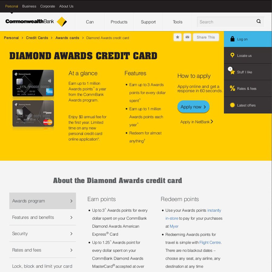 CBA Diamond Credit Card Annual Fee Waived For First Year Note About cba-diamond-credit-card-annual-fee-waived-for-first-year-note-about