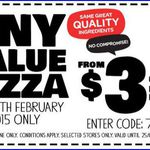 Domino's Any Value Pizza $3.95 (Pickup)