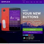 20% off NFC Smart Phone Buttons (4 Button USD$22.39, 2 Button USD$14.39) @ Dimple