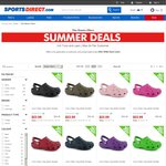 Adult Crocs $23.98, Childrens from $9.98 (70% off) + Shipping @ SportsDirect