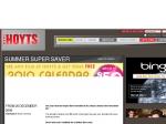 Free 2010 Hoyts Calender (with special offers) with every Hoyts movie